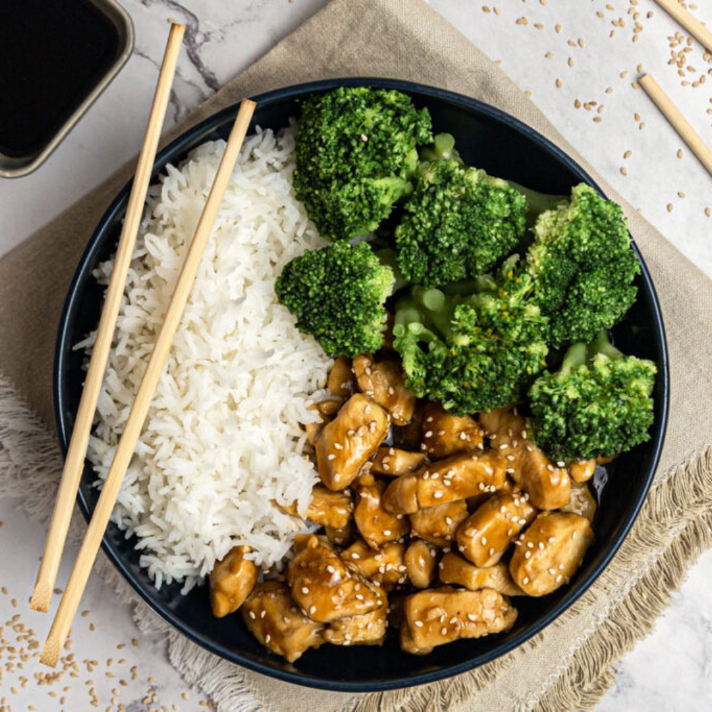 Frango Teriyaki com Arroz Basmati