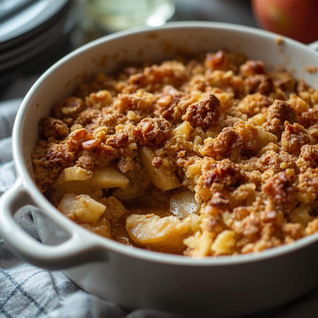 Crumble de Maçã e Pêra