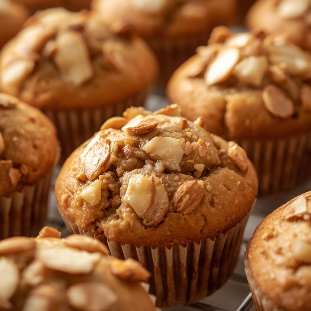 Muffins de Maçã e Amêndoa (4 unidades)