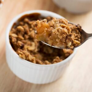 Crumble de Maçã Vegan