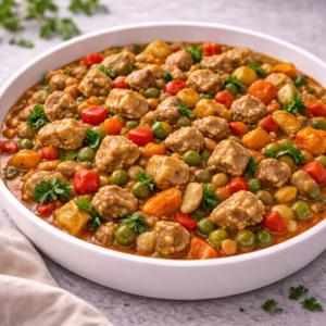 Guisado de Soja com Legumes