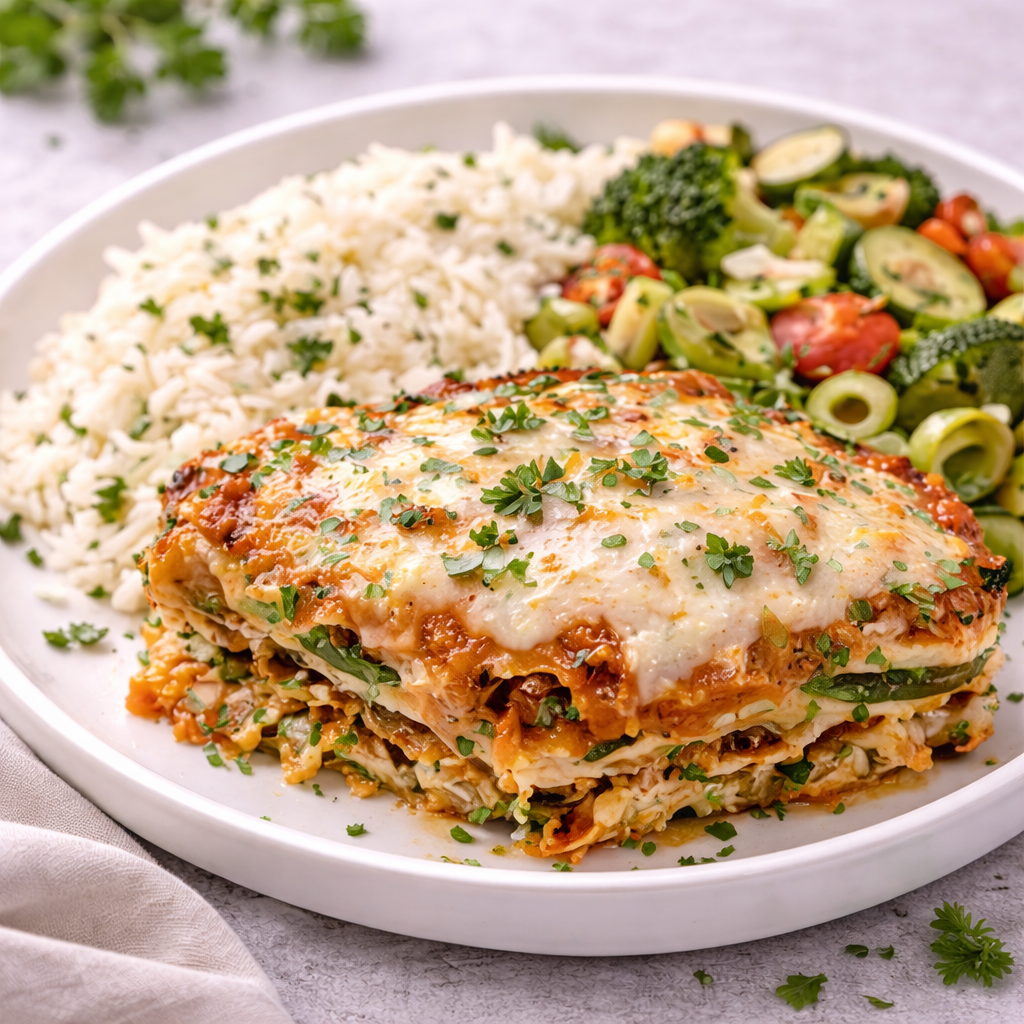 Lasanha de Atum com Vegetais